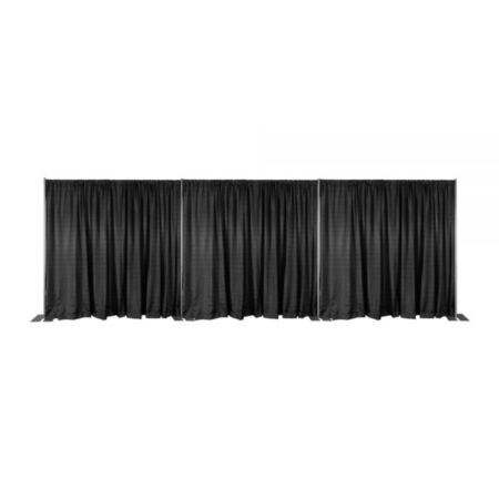 Black draping