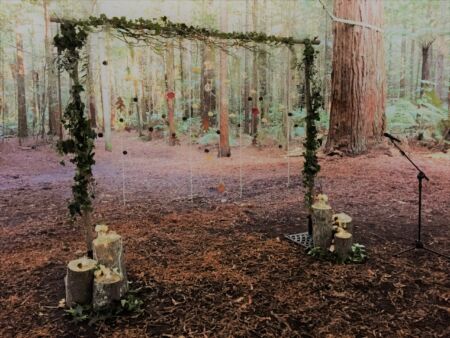 Natural wedding arch - Manuka