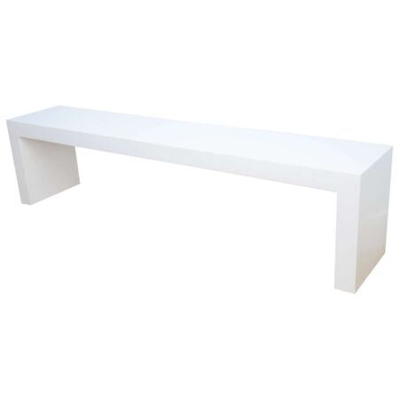 White Bench seat