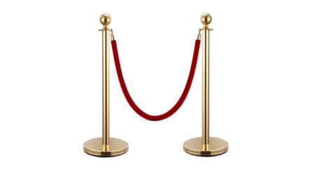 Red and Gold Stanchions
