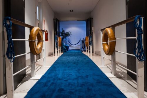 Love boat themed entranceway Tauranga