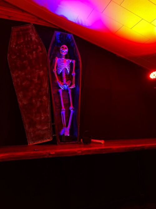 Halloween skeleton theming prop