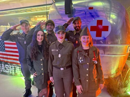 MASH themed costumes and event